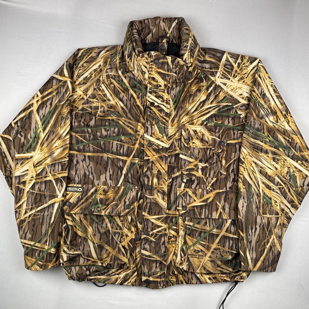 Gander Mountain Guide Series Mossy Oak Shadow Grass Camo Hunting Jacket XL